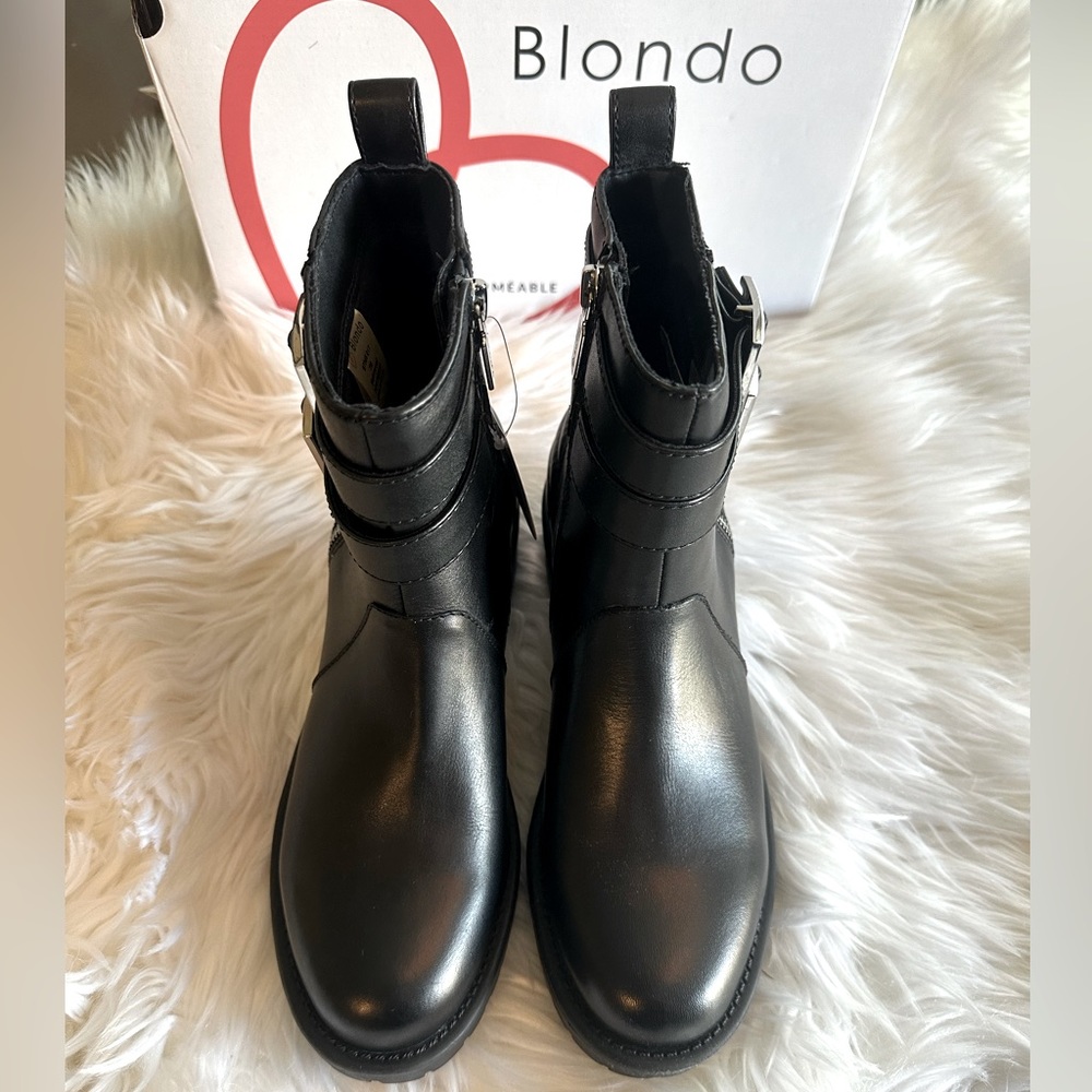 New Black Blondo Waterproof Boots Size 7